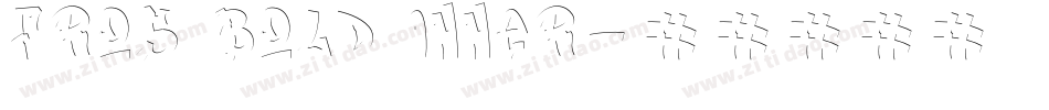FROS BOLD Inner字体转换